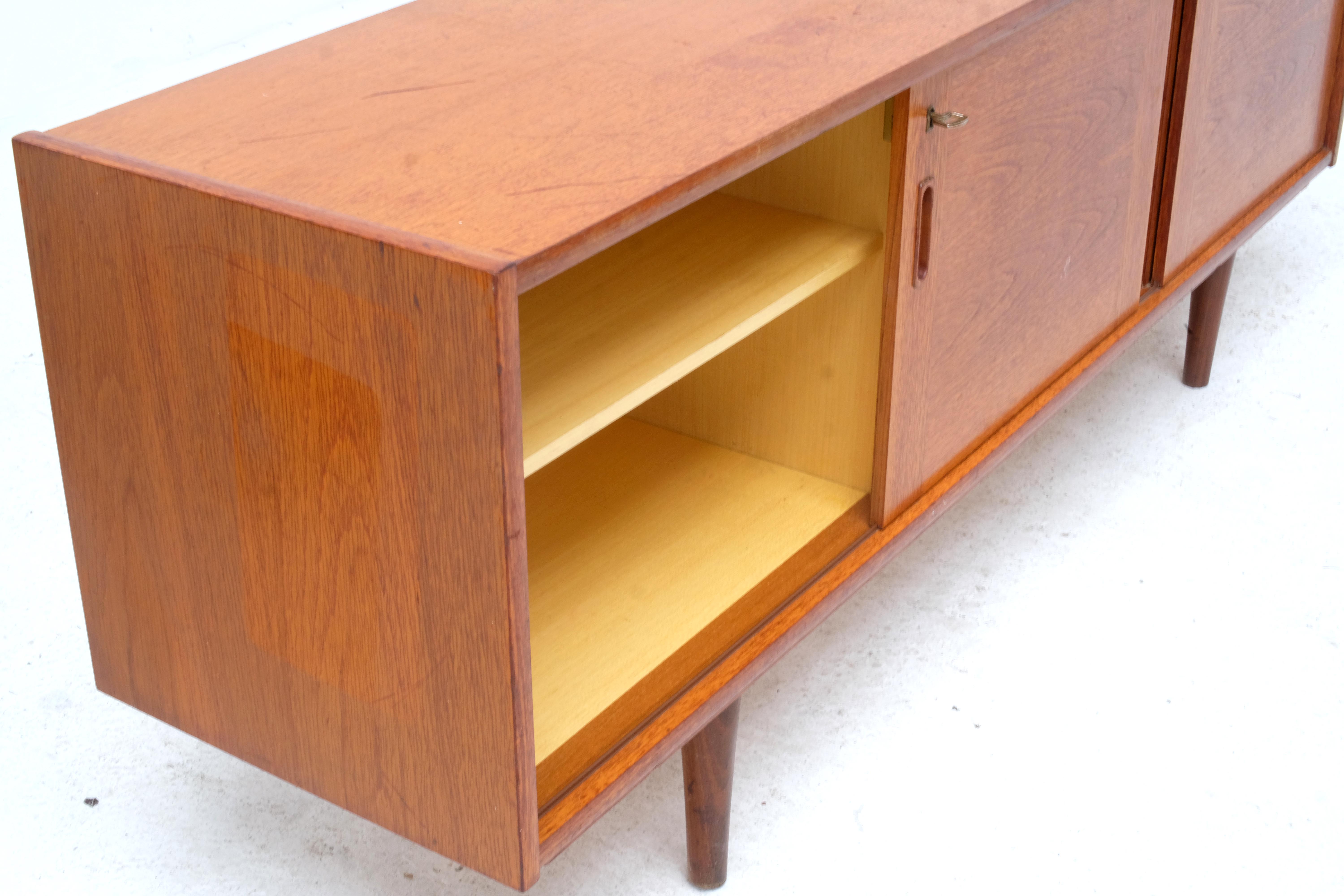 Enfilade danoise en teck de Clausen & Son, 1 960's