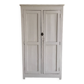 Wooden parisian wardrobe XXth