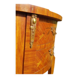 Louis XV style bedside table with marquetry