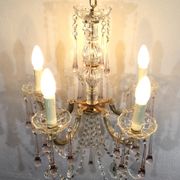 Lustre marie thérèse cristal 5 lumières