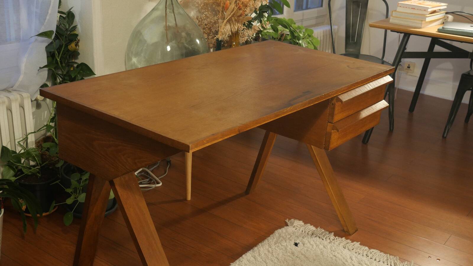 EB02 desk by Cees Braakman for Pastoe (1950) & its chair