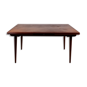 Table à manger extensible par Hans J. Wegner et fabriqué par Andreas Tuck