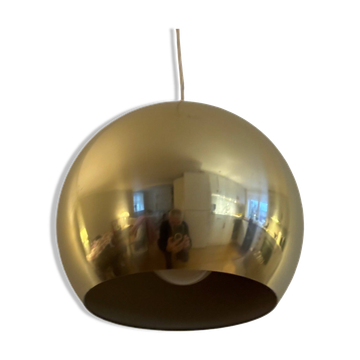 70s gold pendant light - Sweden