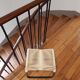 Vintage scoubidou metal tabouret
