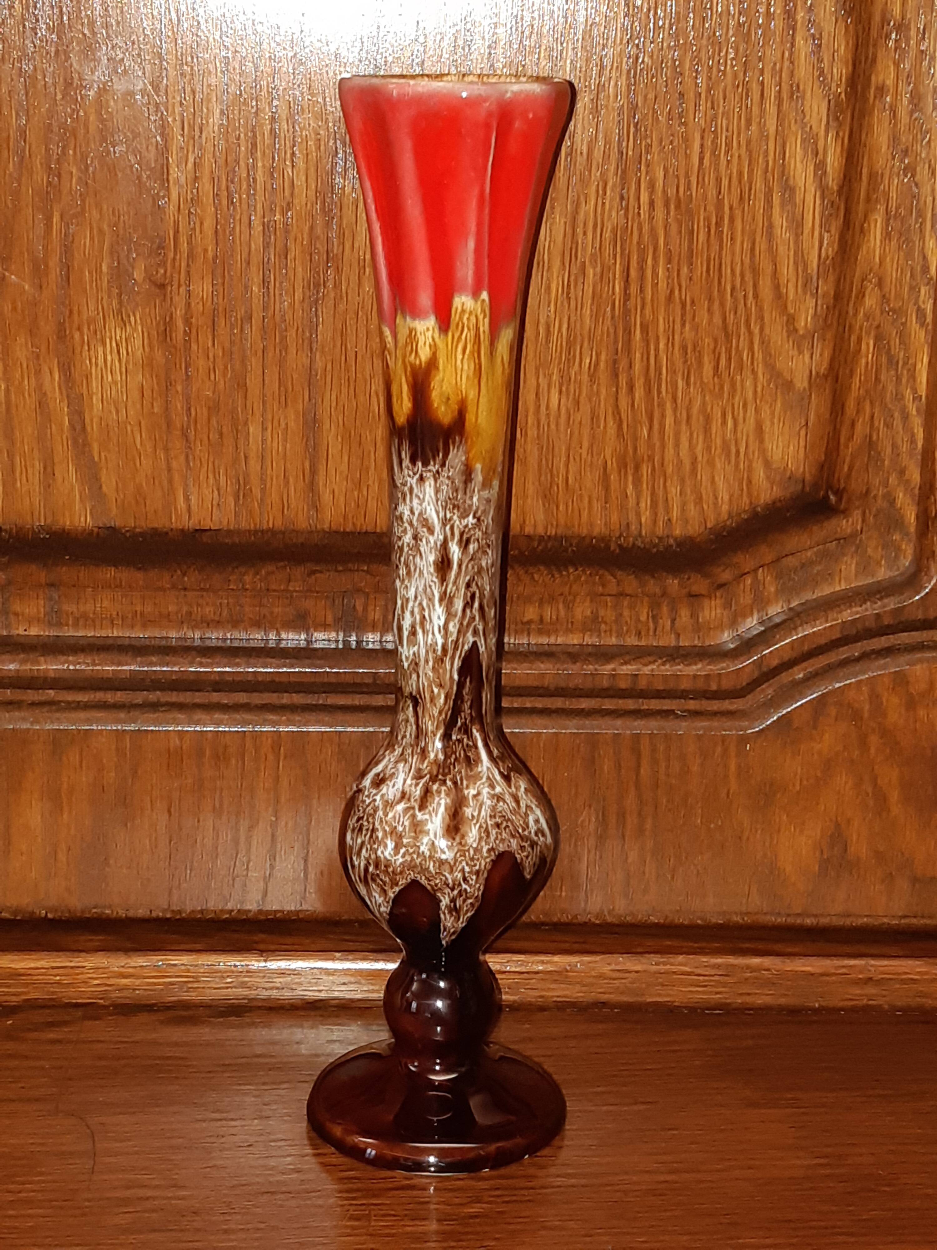 Soliflore ceramic vase from Vallauris