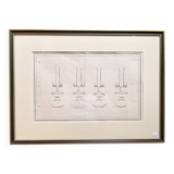 Old Print Engraving 19th Century Anatomy Nose Mouth Plate Head Morphology