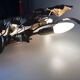 Large golden leaf wall lamp vintage design 70s
