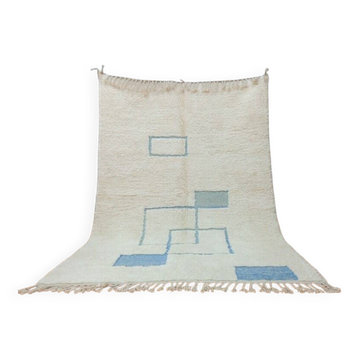 Traditional handmade Beni Ouraine Berber rug, size 100 x 200 cm
