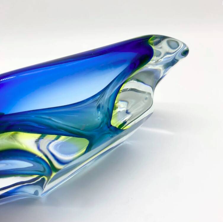 “Fluo Sommerso” ashtray – Murano, 1970s