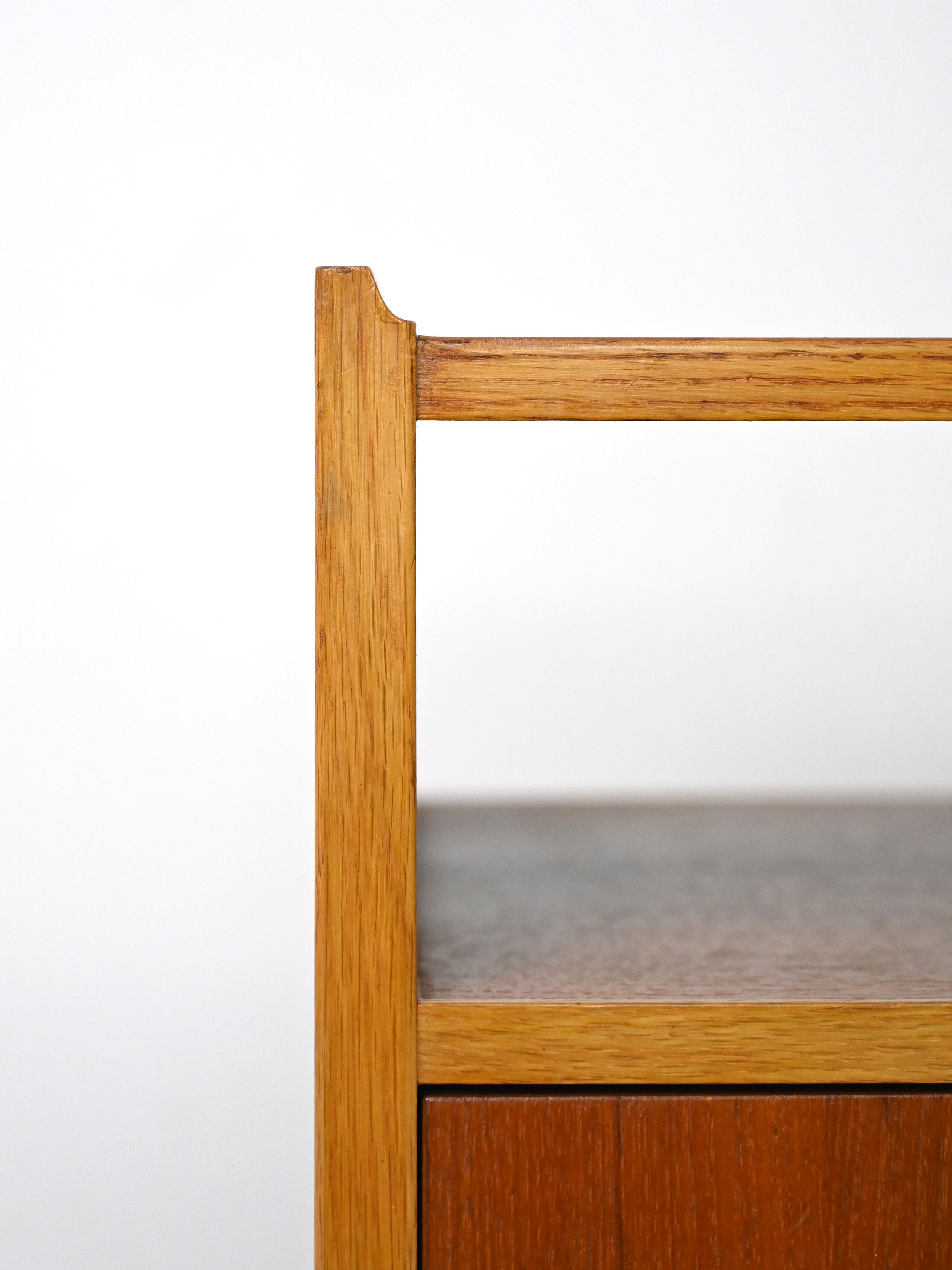 Vintage 50s bedside table with drawer