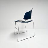 Chaise empilable Matrix Krueger par Thomas Tolleson, années 1970