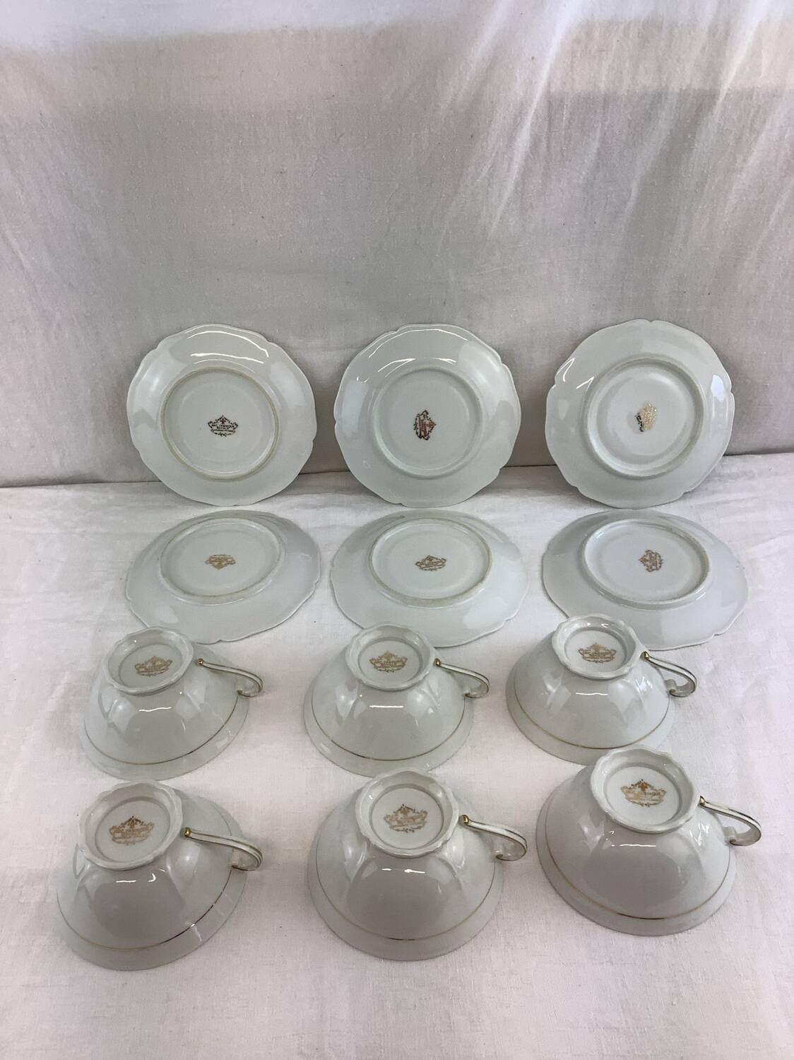 Tasses & soucoupes Porcelaine Royale Limoges
