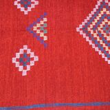 Tapis berbère rouge moyen atlas 154x93