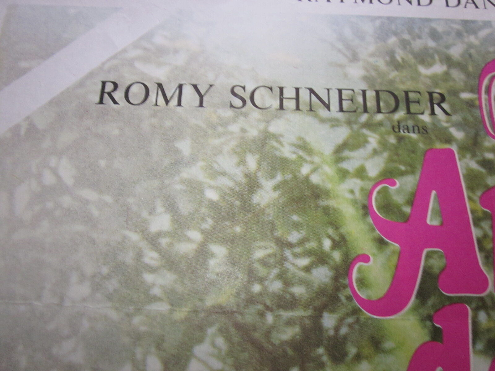 'A love of rain' poster