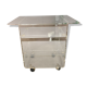 Vintage side table in plexiglass, design by David Lange.