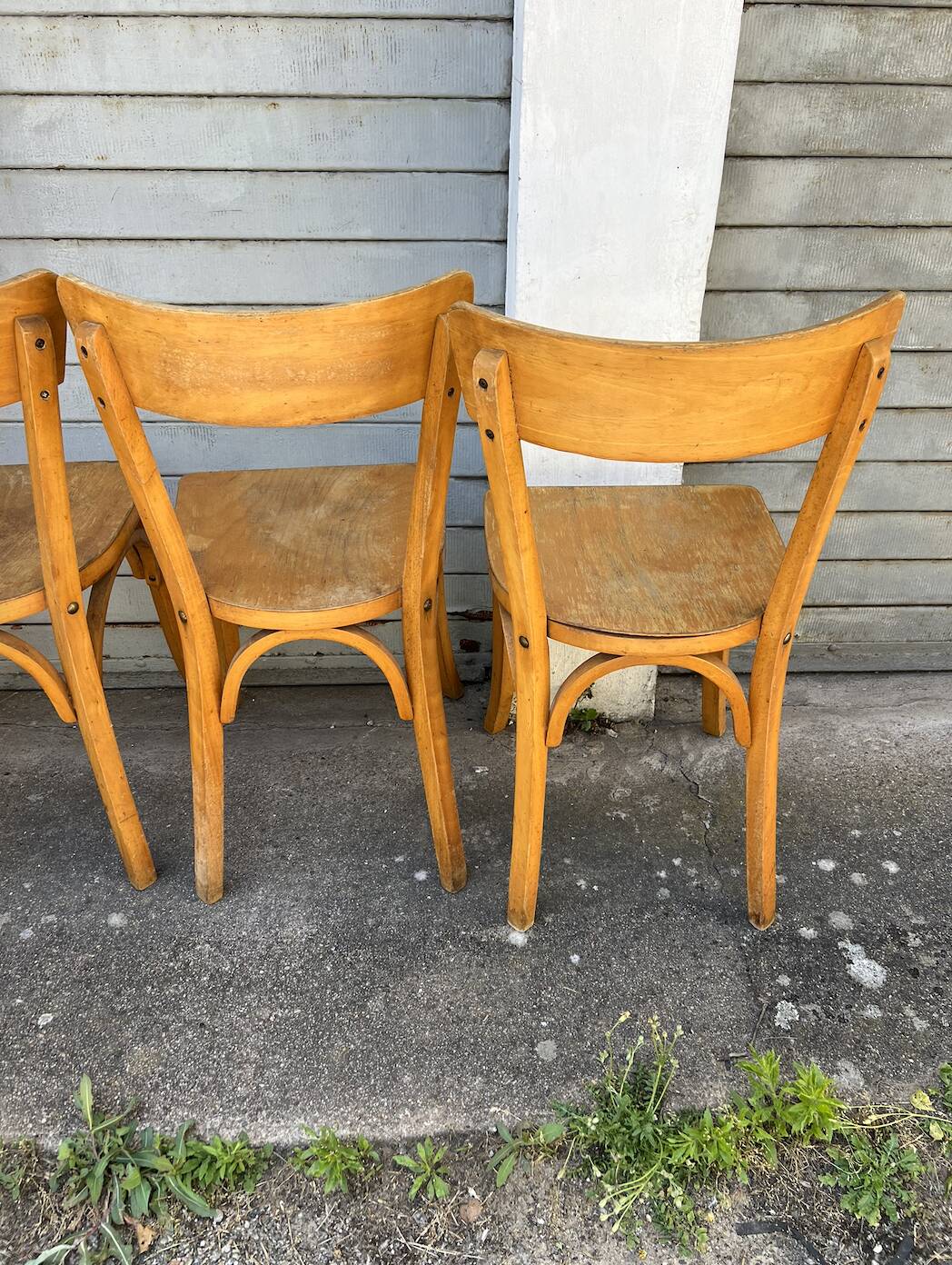 (Lot) 5 Bistro Chairs Luterma (Honey)