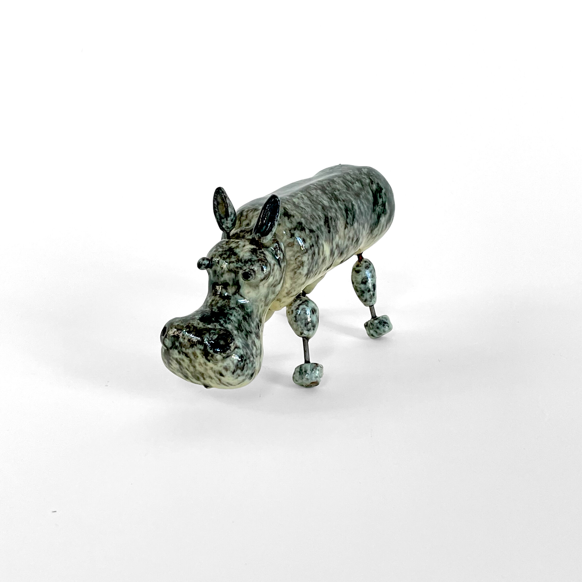 Ceramic figurine of Accolay, France, 1960