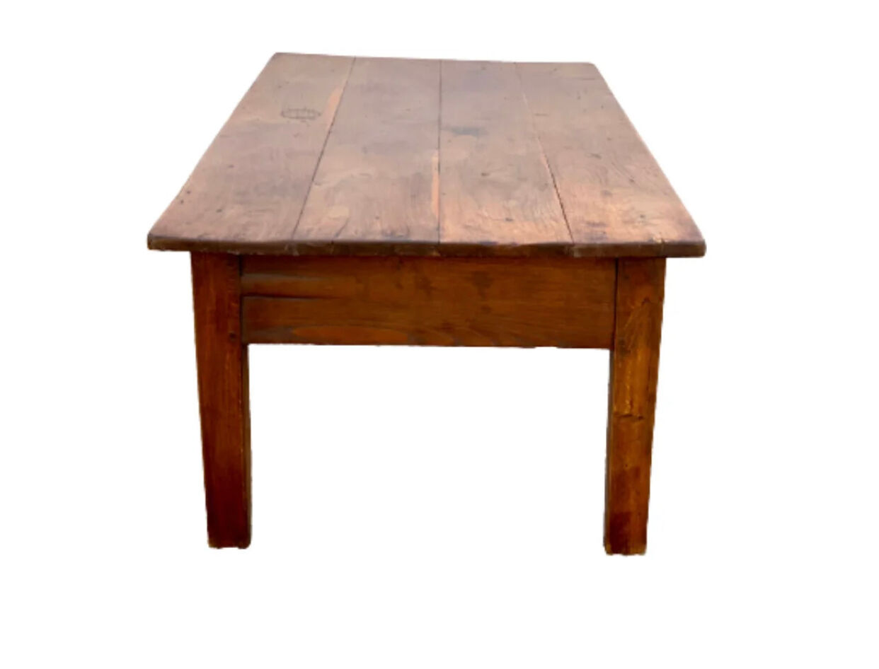 Table basse en teck avec tiroir