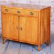 Biedermeier Cabinet in Cherry, Spruce & Ebony, Czech, 1820s