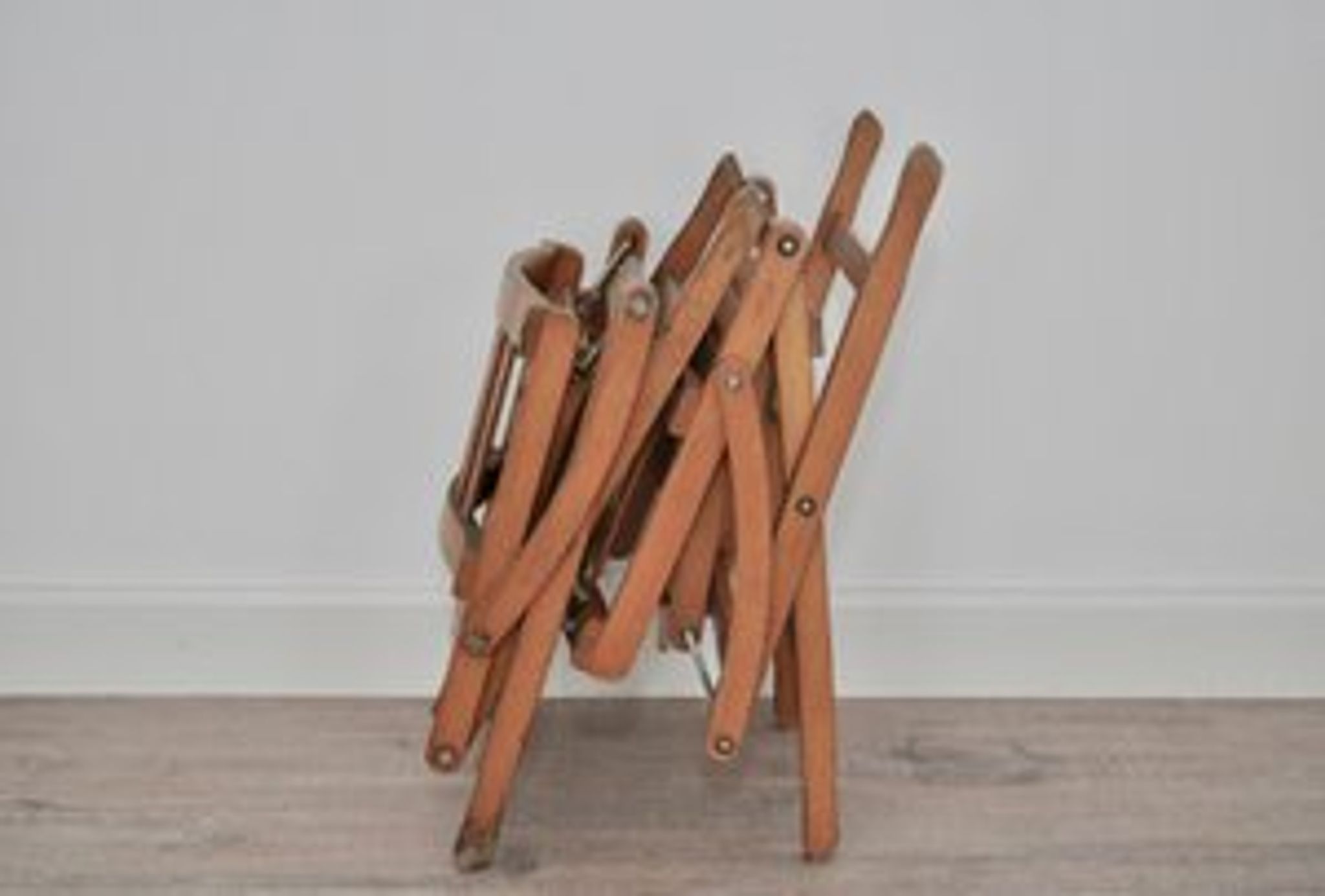 Mid-Century folding chairs for children by Fratelli Reguitti, Italy, set of 2