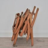 Mid-Century folding chairs for children by Fratelli Reguitti, Italy, set of 2