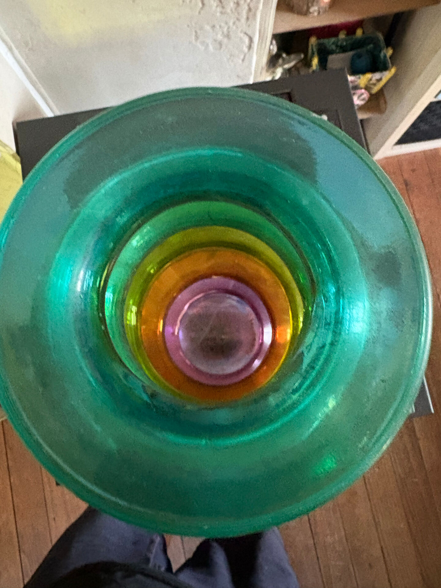 Multicoloured vase