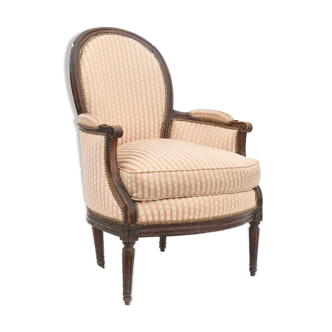 Fauteuil bergère d'époque Louis XVI