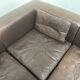 Large leather modular lounge sofa, 1970s
