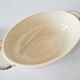 Old oval dish / vegetable dish in ironstone - "Renée" Art Deco model