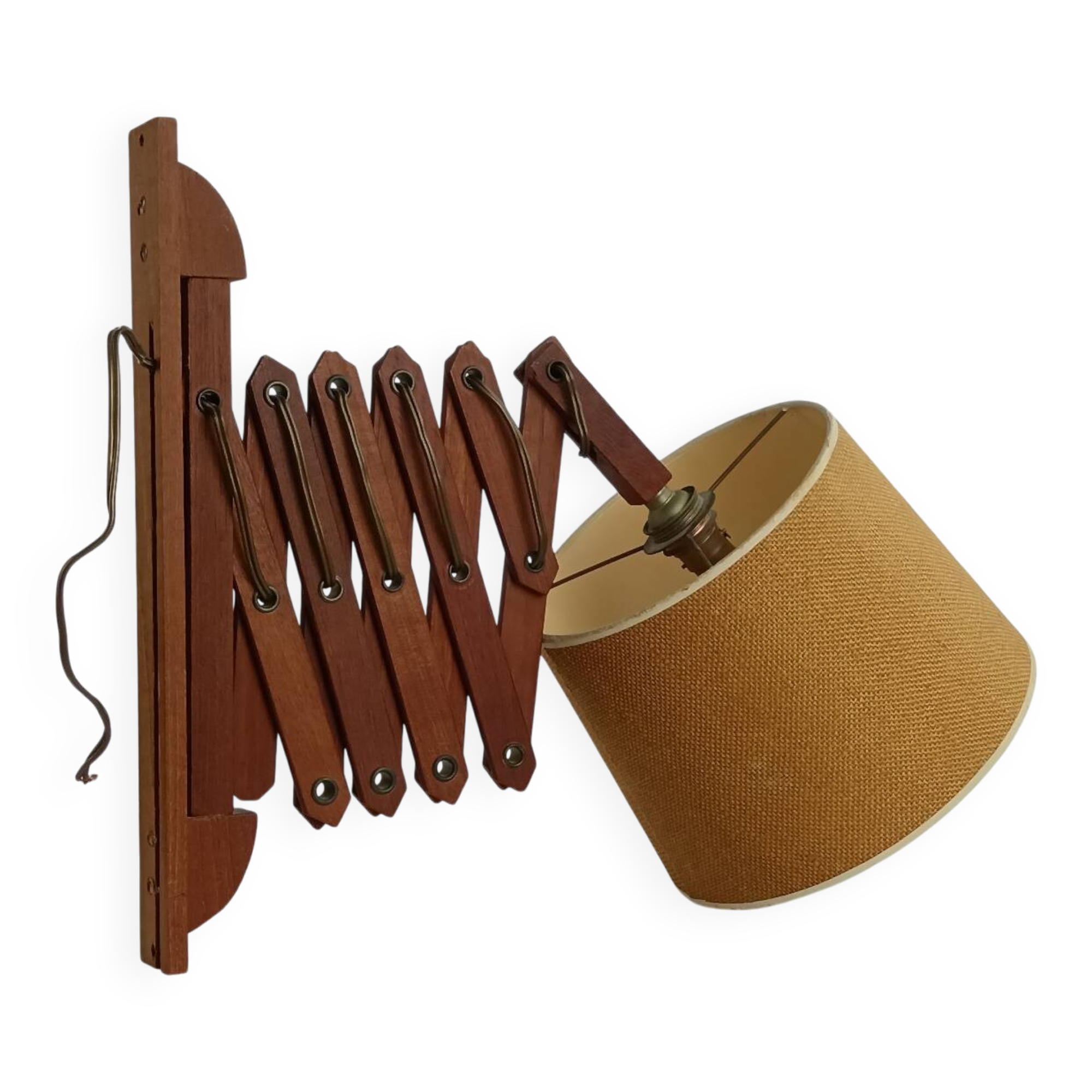 Scandinavian accordion wall lamp