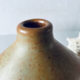 Signed stoneware vase