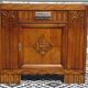 Ancien buffet en chêne et marbre, époque et style Art Déco