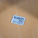 REY Beech Stools by Bruno Rey for Kusch & Co, Set of 3, 1970s