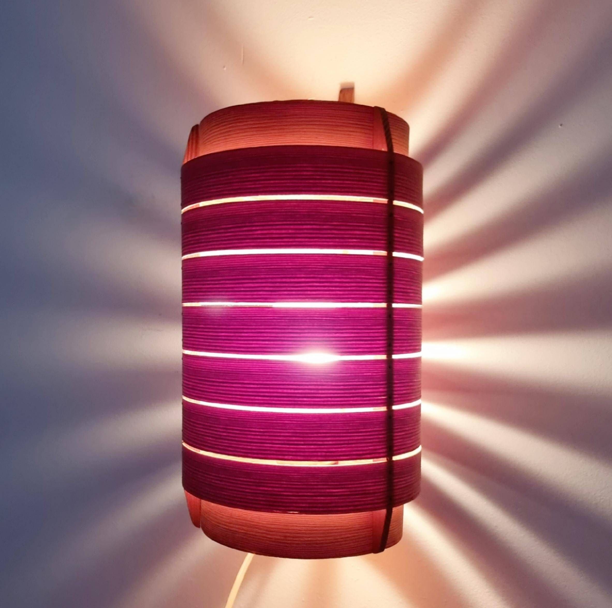 Large pine wall light by Hans Agne Jakobsson, Markaryd, Sweden, Modern Scandinavian.
