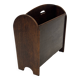 Art Deco Oak Newspaper Rack Magazine Rack 1950s design