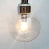 Vintage Space Age Suspension in Chrome and Glass by Motoko Ishii for Staff, 1970s