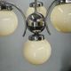 Art Deco Champagne Glass Chandelier, Czechoslovakia 1930s