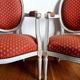 Pair of Louis XVI medallion cabriolet armchairs