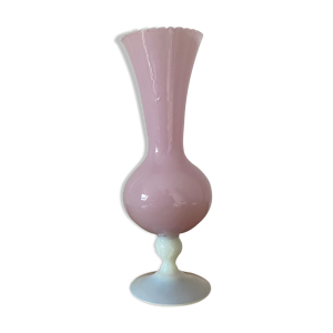 Vase vintage en opaline - blanche