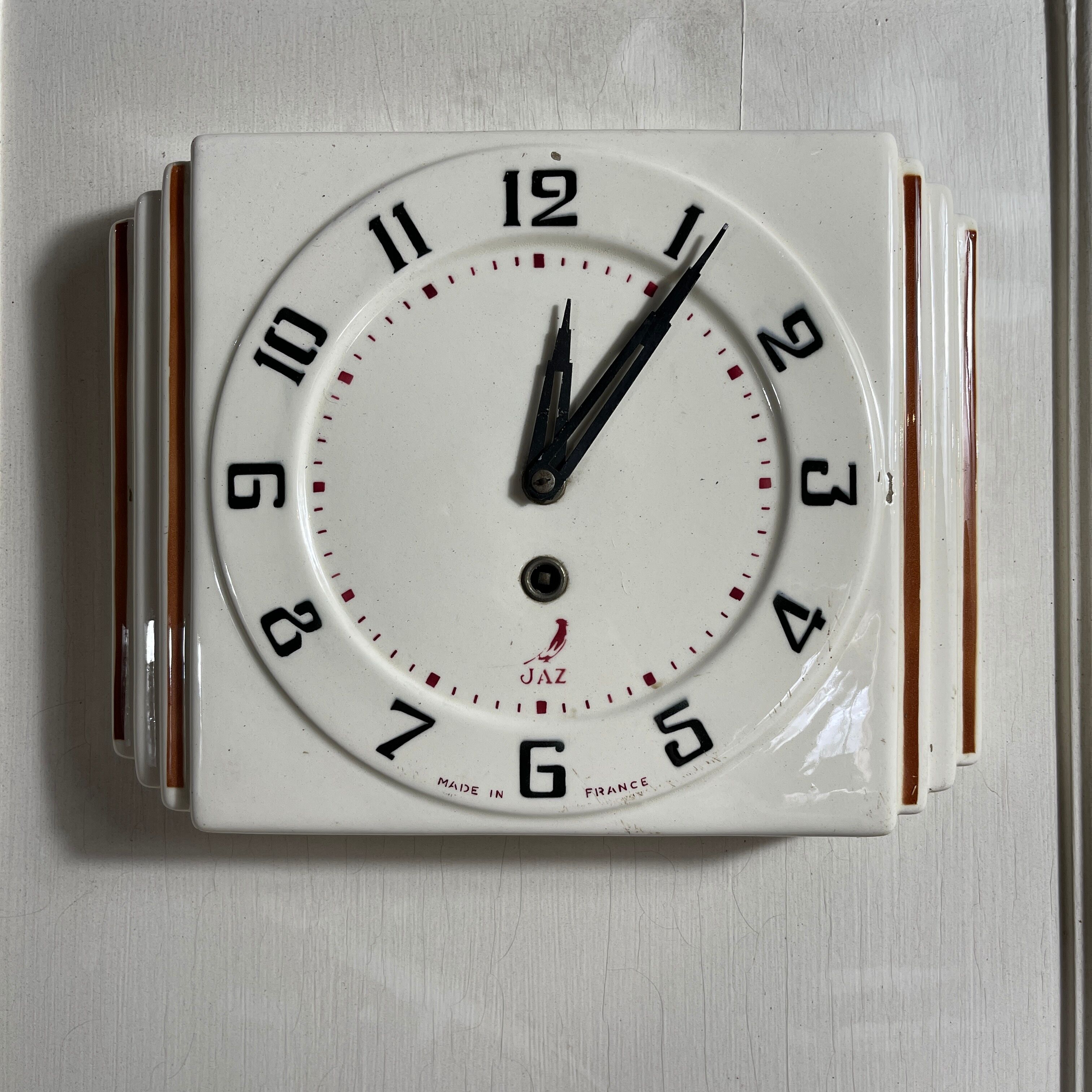 Vintage JAZ ceramic clock
