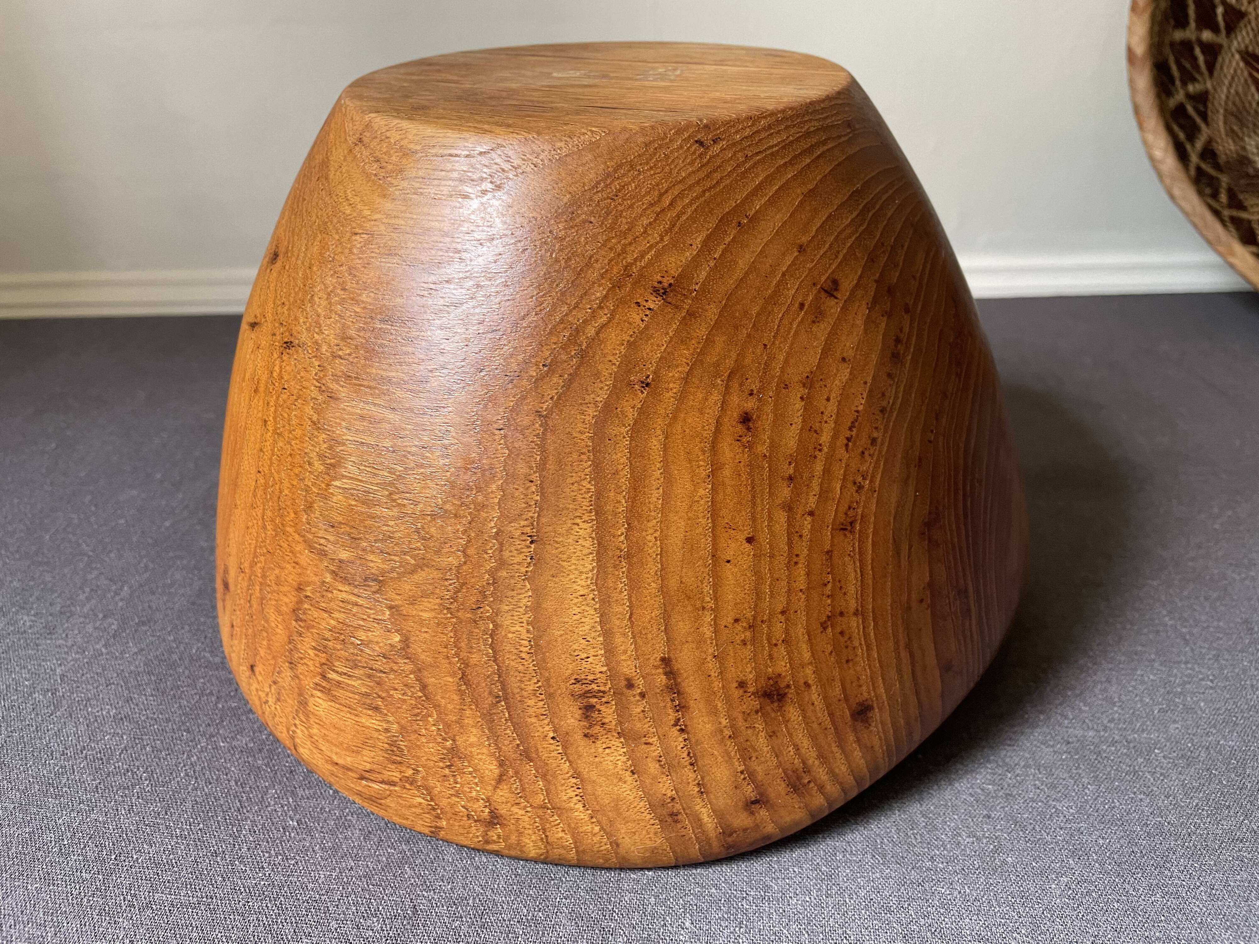 Saladier en bois vintage