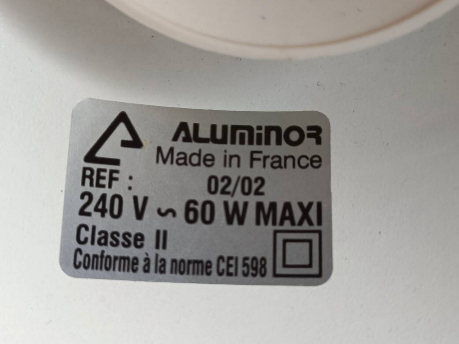 Lamp Memphis Aluminor - 1980 - France