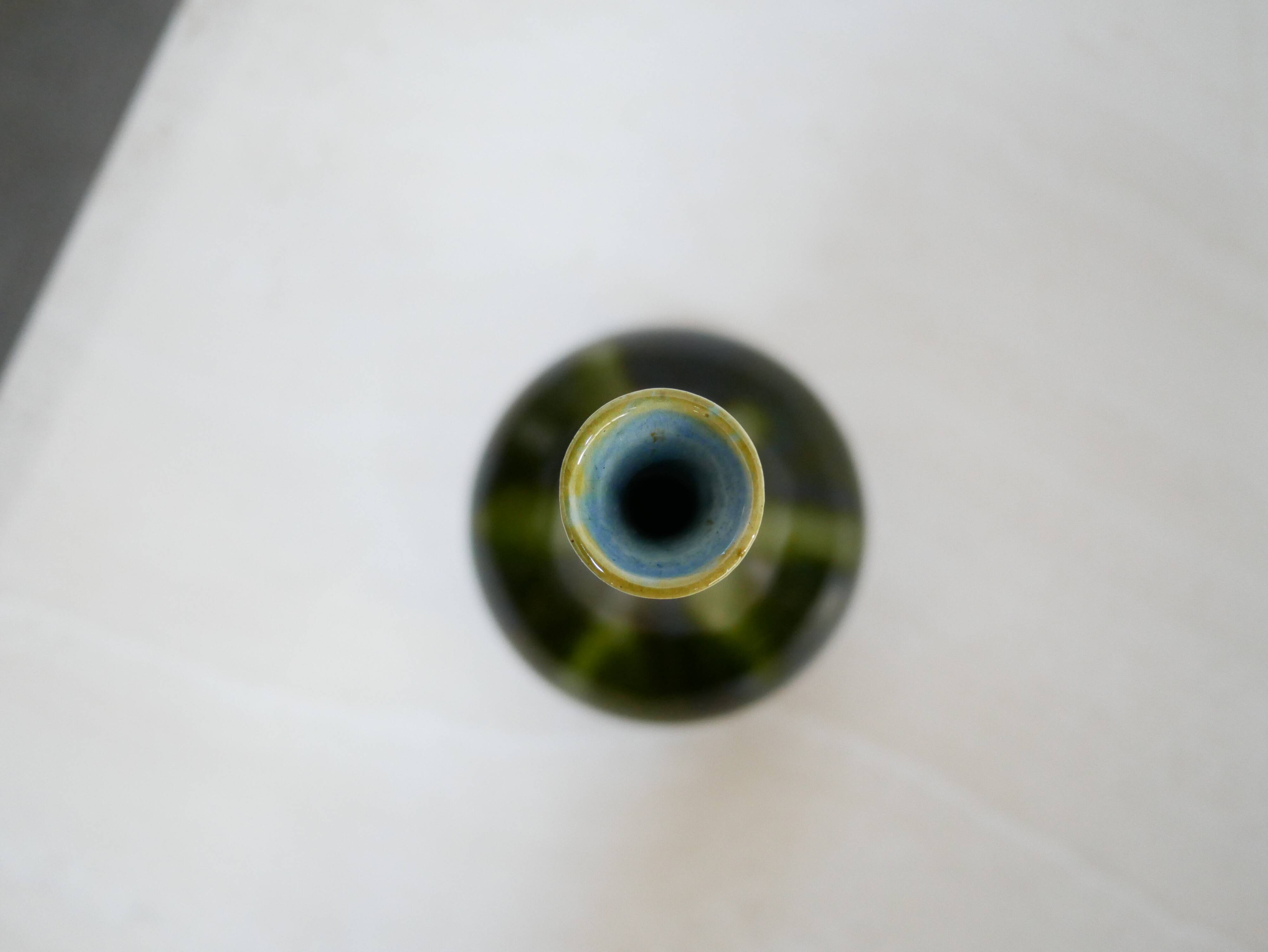 Vintage ceramic vase by the Orchies L'Herminé Declercq factory