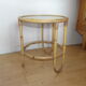 rattan harness, glass tray, 1950, delivery offered