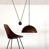 Suspension à contrepoids en laiton vintage Florian Schulz