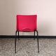 Chaise coque plastique rouge vintage