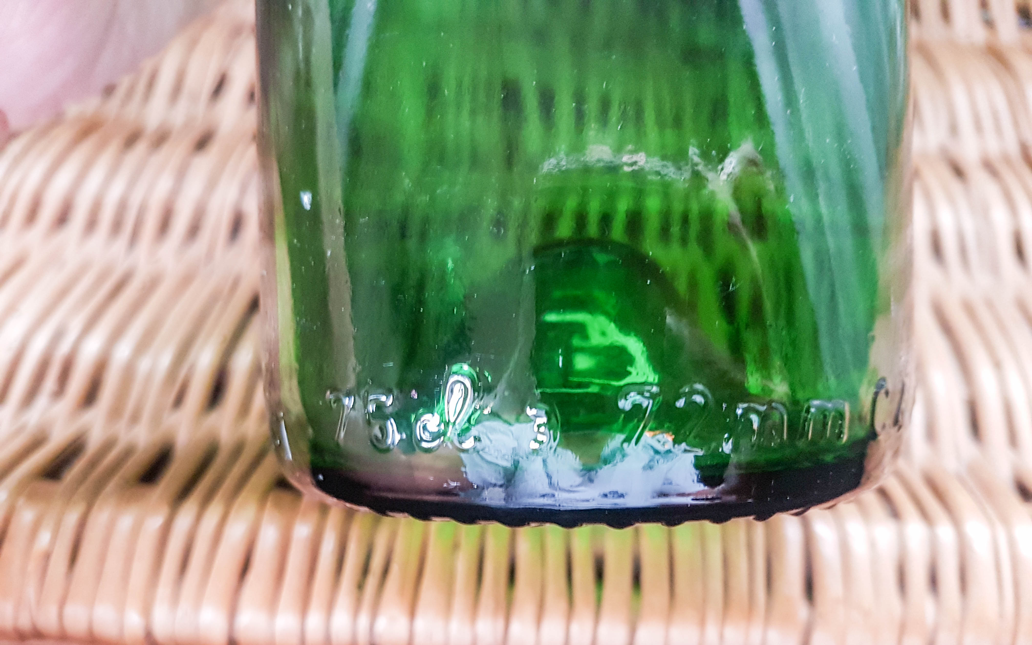Vintage bottle with porcelain stopper