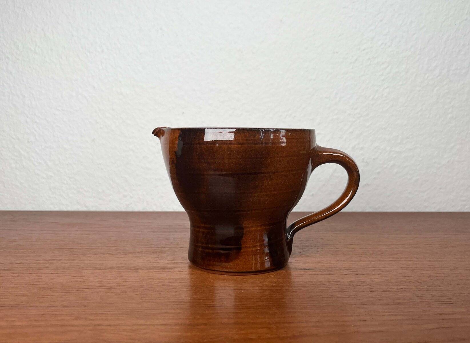 Mid-Century Modern German Studio Pottery Jug Vase by Siegfried Gramann for Töpferhof Römhild, 1960s
