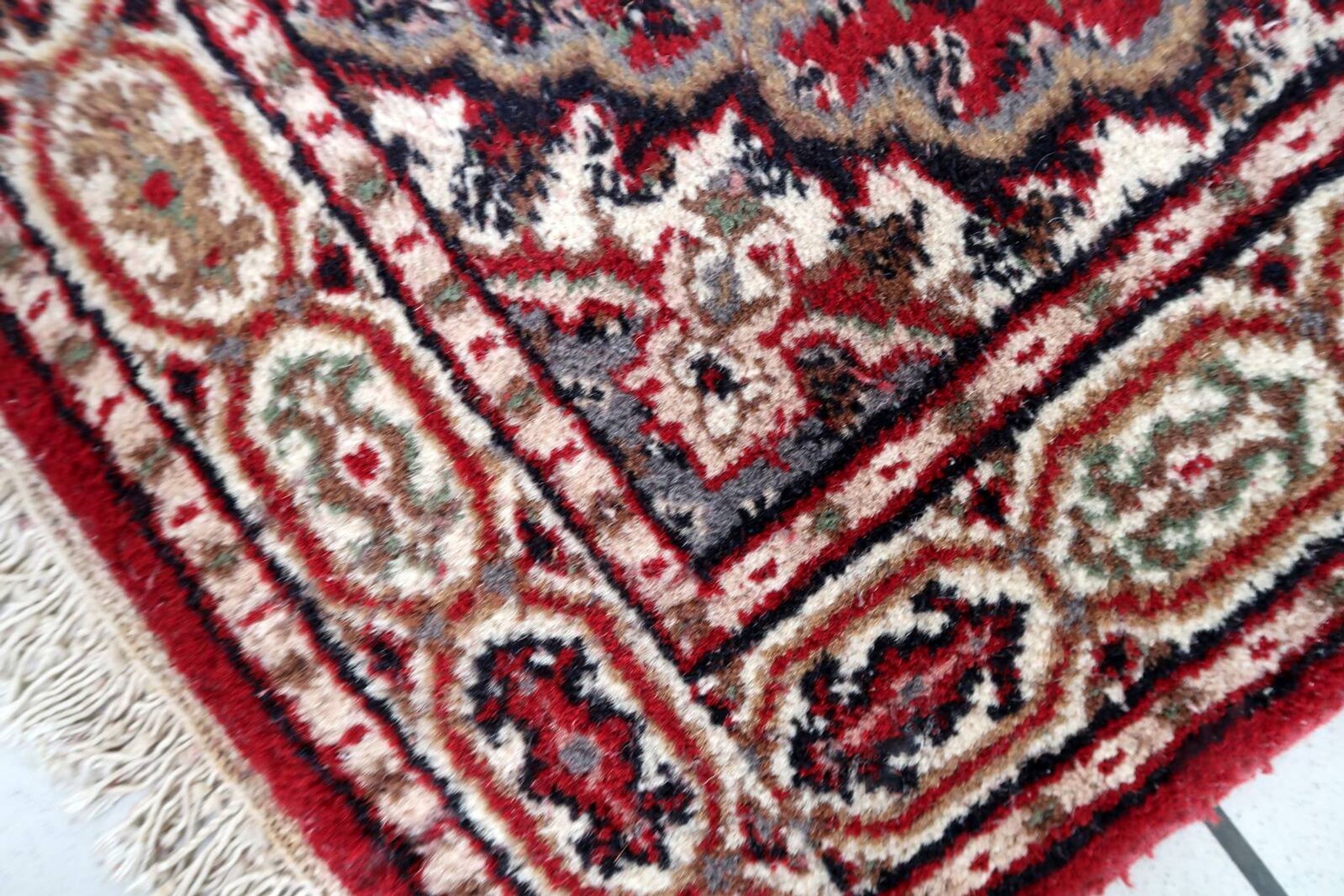 Tapis Vintage Seraband Indien Fait Main – 94 x 163 cm - 1C1032