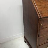English style mahogany and veneer 19th century slope desk